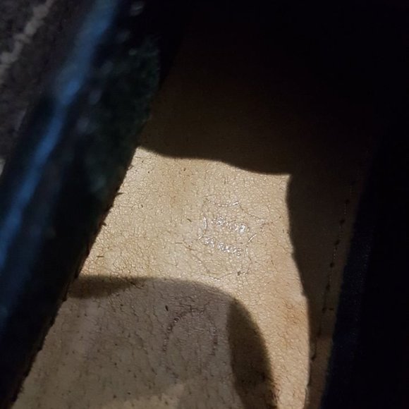 ALDO black leather loafer flats size 8 women - Picture 5 of 5